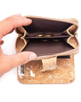 Angelco Accessories small metallic cork wallet - gold