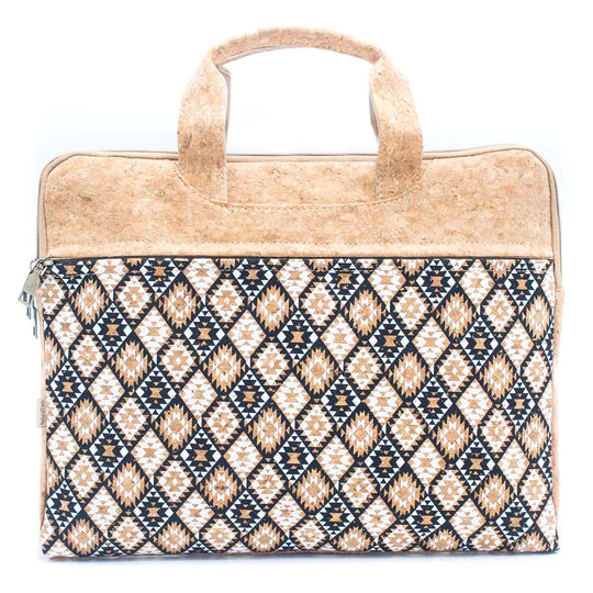 Angelco Accessories Cork Laptop Briefcase - diamond
