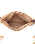 Angelco Accessories Double zipper crossbody bag - daisy