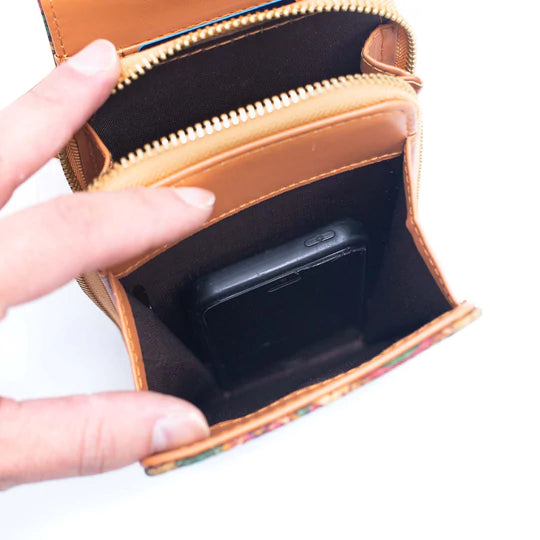 Angelco Accessories Phone wallet crossbody cork bag