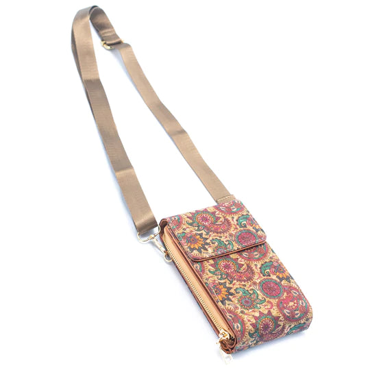 Angelco Accessories Phone wallet crossbody cork bag