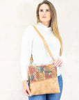 Angelco Accessories Jada cork handbag - paisley