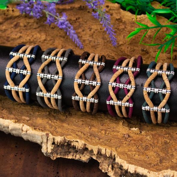 Angelco Accessories cork weave bracelet