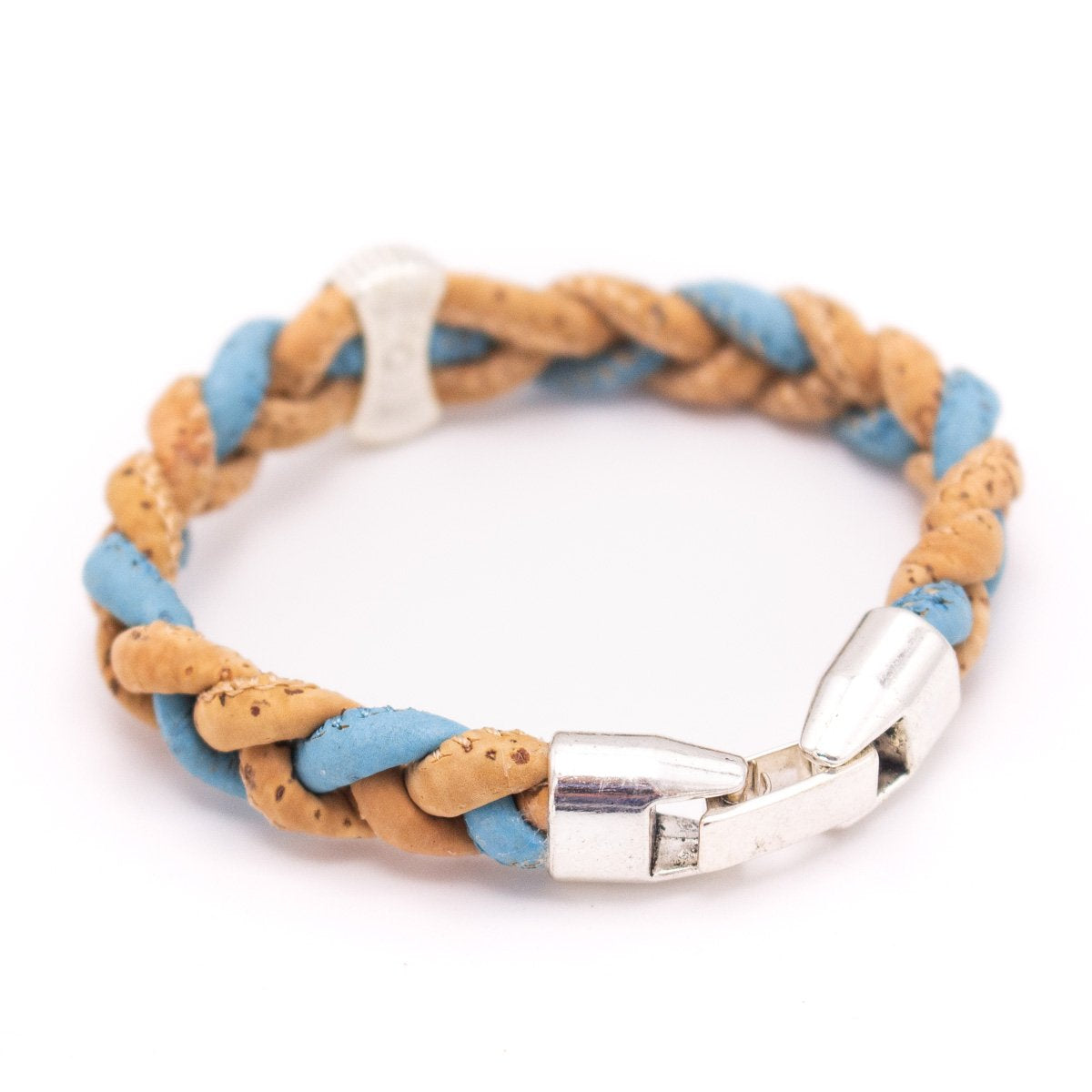 Edit alt text Angelco Accessories Braided turquoise cork bracelet
