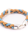 Edit alt text Angelco Accessories Braided turquoise cork bracelet