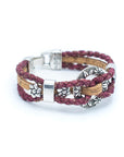 Angelco Accessories Red wreath cork bracelet