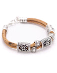 Angelco Accessories Beaded narrow cork bracelet