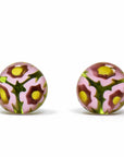 Angelco Accessories Chilean glass daisy stud - pink