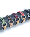 Dual colour wreath cork bracelet