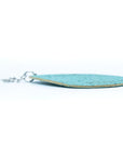 Angelco Accessories Teardrop turquoise cork drop earrings