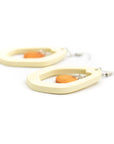 Angelco Accessories Abstract wood swing earrings