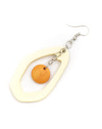Angelco Accessories Abstract wood swing earrings