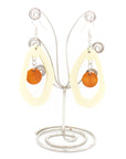 Angelco Accessories Abstract wood swing earrings