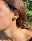 Angelco Accessories Chilean glass daisy stud - white