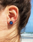 Angelco Accessories Chilean glass stud - indigo