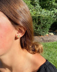 Angelco Accessories Chilean glass daisy stud - pink
