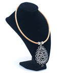Angelco Accessories Teardrop pendant cork necklace