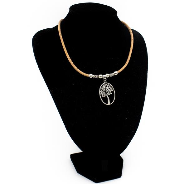 Angelco Accessories Tree of Life Pendant Cork Necklace
