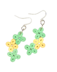 Angelco Accessories Paper flower chain earrings