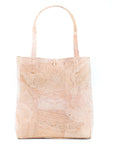 Angelco Accessories Bow cork tote bag - rear view on white background