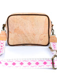 Angelco Accessories Cork camera bag - rear view on white background
