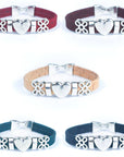 Angelco Accessories Heart and cork band bracelet - all 5 available colours