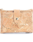 Angelco Accessories Cork micro wallet - gold - front view on white background