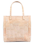 Angelco Accessories Lush cork tote bag - front view of bag on white background