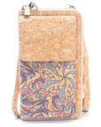 Regina cork phone wallet sling