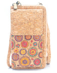 Regina cork phone wallet sling