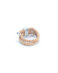Angelco Accessories Oval stone cork ring - rear view of ring
