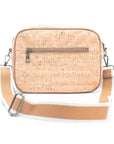 Angelco Accessories Box messenger cork bag - rear view on white background