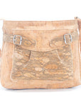 Angelco Accessories Josie cork handbag - front view with white background