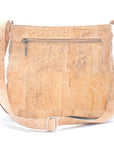 Angelco Accessories Josie cork handbag - rear view with white background