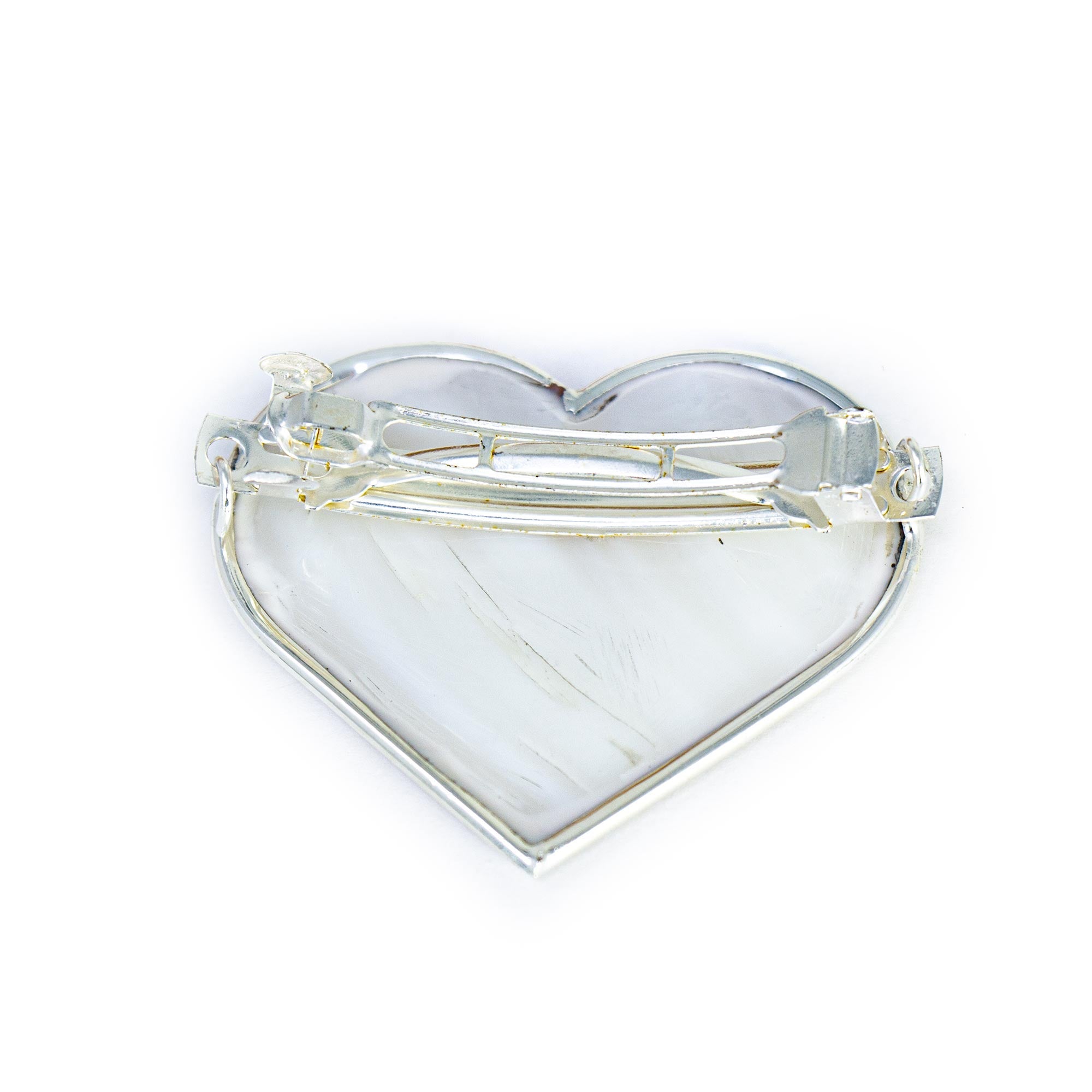 Angelco Accessories Shell heart hair clip
