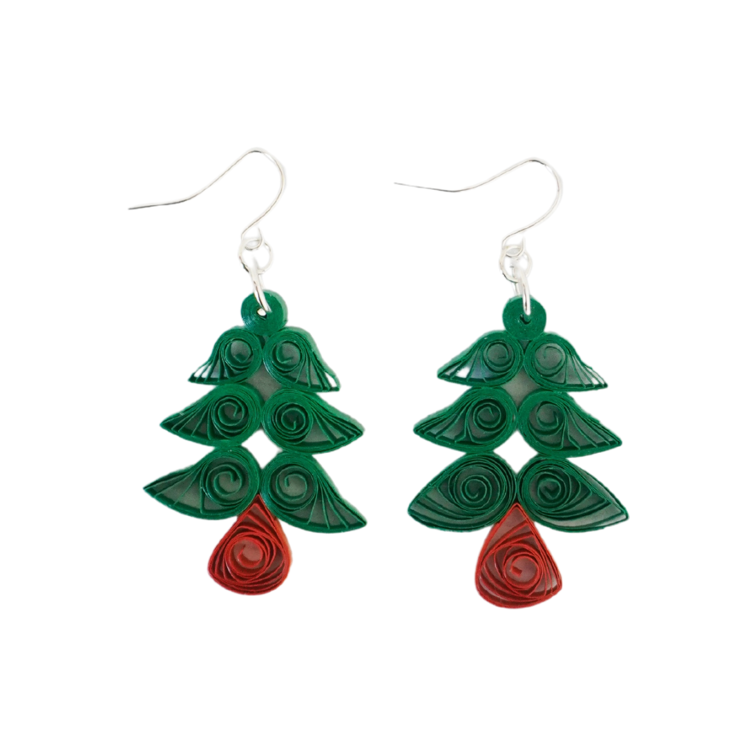 Angelco Accessories Christmas Tree earrings