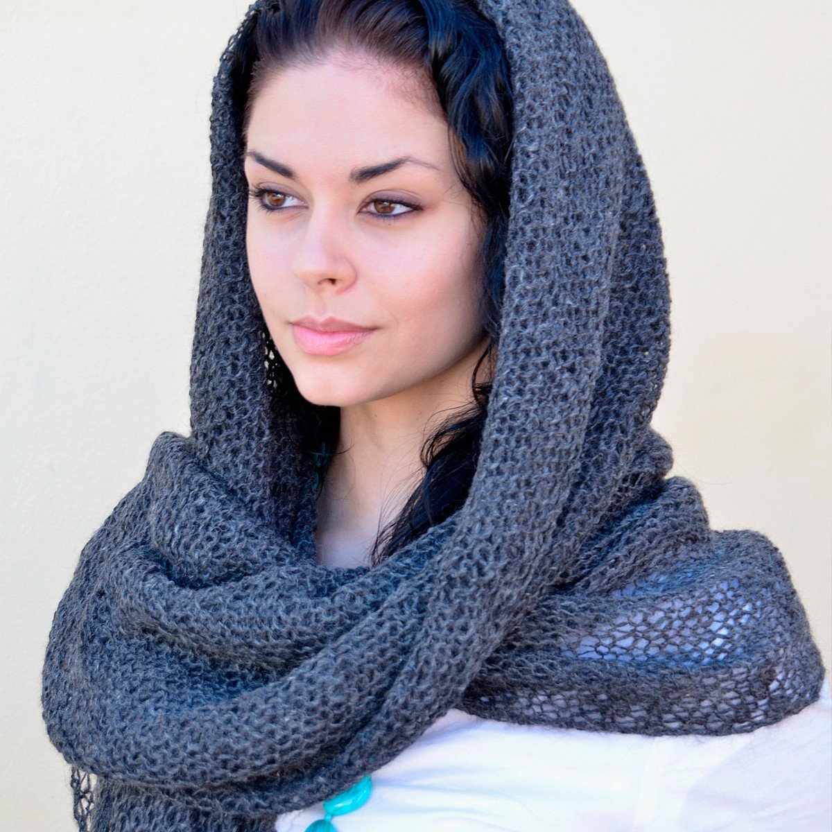 Angelco Accessories Natural Alpaca Shawl