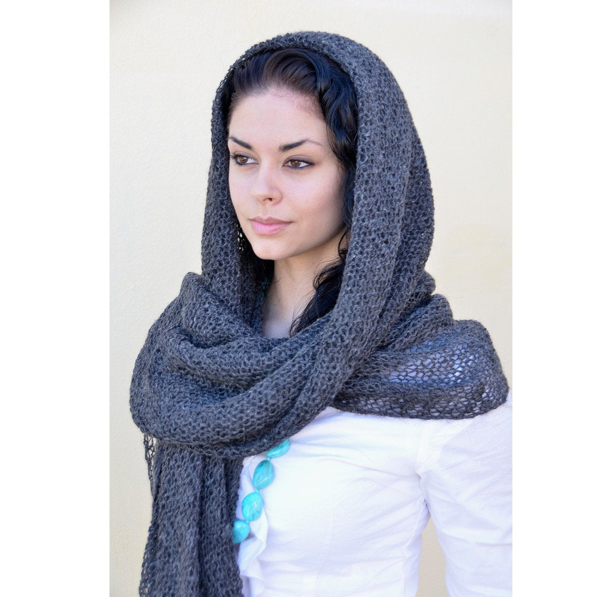 Angelco Accessories Natural Alpaca Shawl