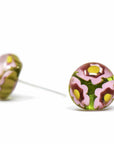 Angelco Accessories Chilean glass daisy stud - pink
