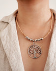 Angelco Accessories Cork Necklace - Open tree of life