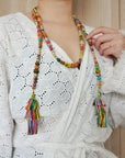 Angelco Accessories Kantha lariat necklace