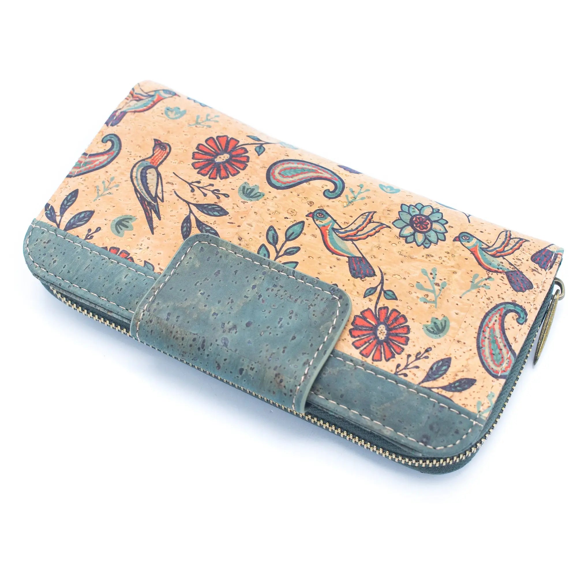 Angelco Accessories Cork wallet - paisley floral