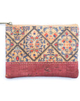 Angelco Accessories Single compartment cork coin purse - blue/red