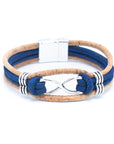 Angelco Accessories Infinity 4 strand cork bracelet