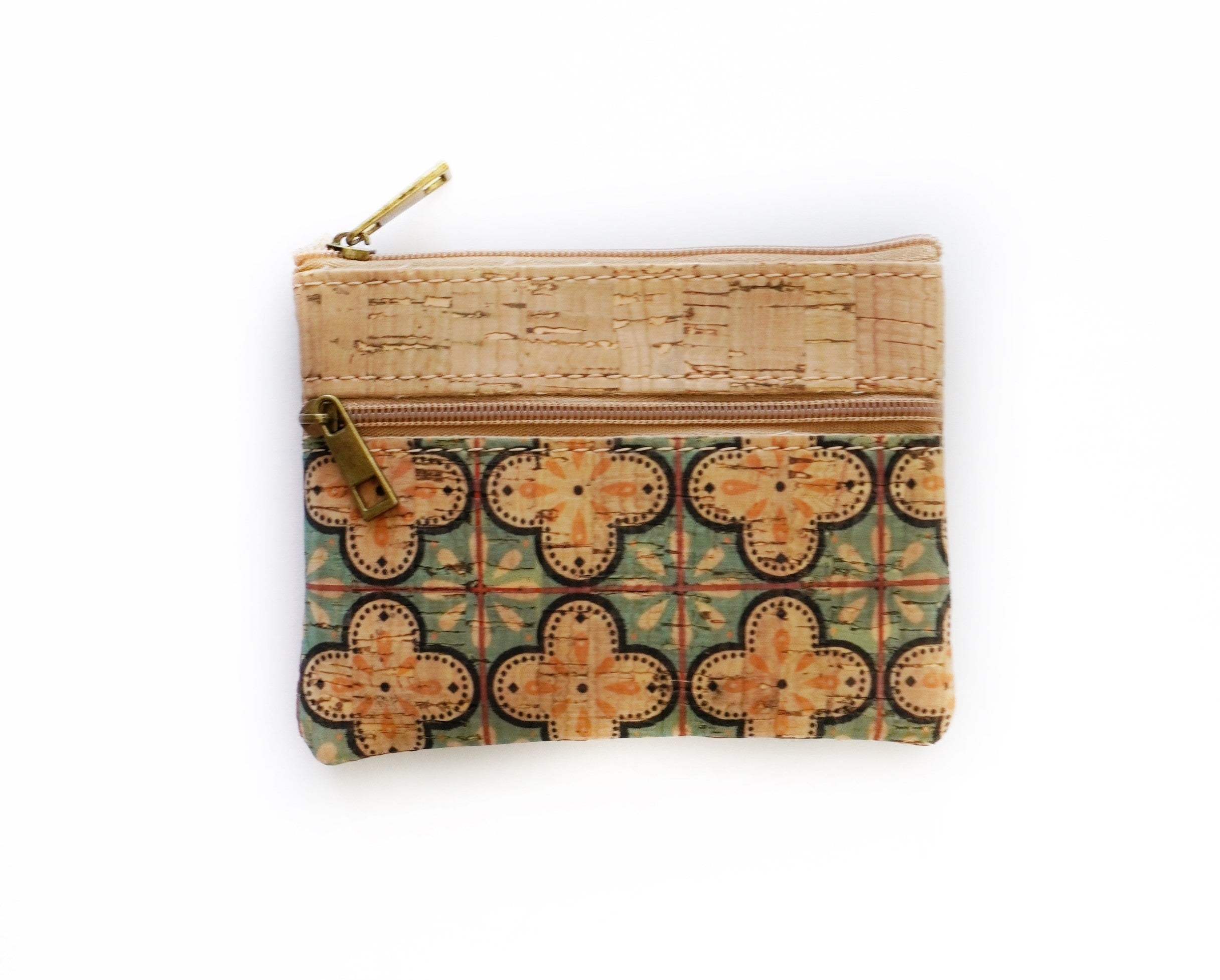 Angelco Accessories Zippered cork coin purse