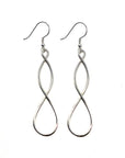 Angelco Accessories Metallic twist earrings - silver