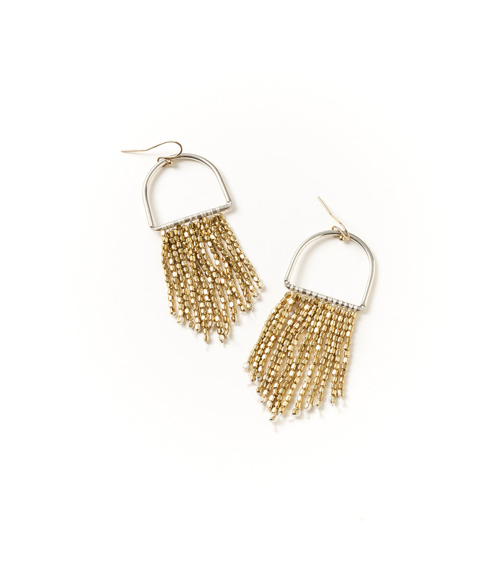 Angelco Accessories Golden waterfall earrings