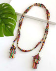 Angelco Accessories Kantha lariat necklace