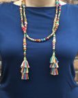 Angelco Accessories Kantha lariat necklace