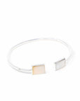 Angelco Accessories Mother of pearl silver cuff